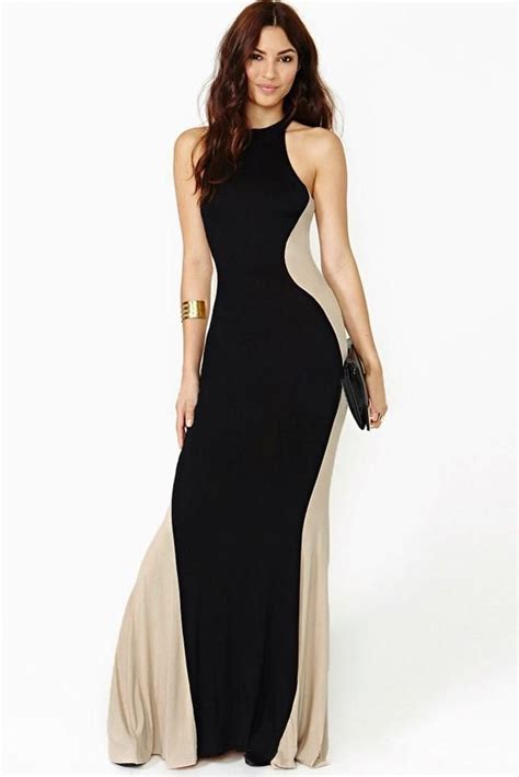 Elegant Black Sleeveless Evening Dress Fashion Evening Gowns Elegant