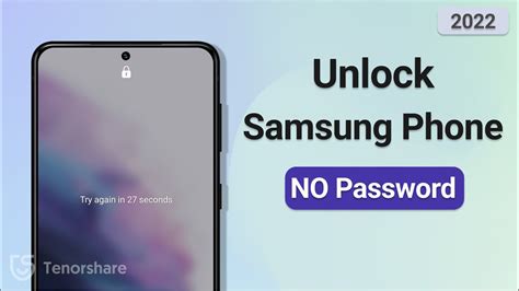 How To Unlock Samsung Phone Without Password Youtube