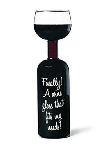 Ultimate Wine Bottle Glass Holds A Whole Bottle Drink Big Mouth Toys T Ideas Ebay Wine