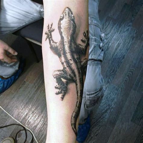 The meaning of this design lays in its details. 100 Lizard Tattoos For Men - Cool Reptile Designs
