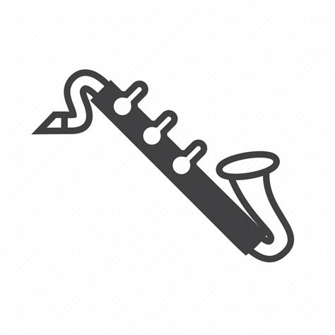 Bass Clarinet Woodwind Icon Download On Iconfinder