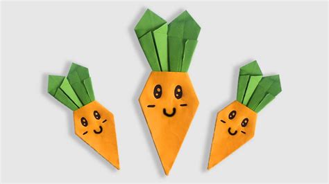 How To Make Easy Paper Carrot For Kids Paper Crafts For Kids Kids