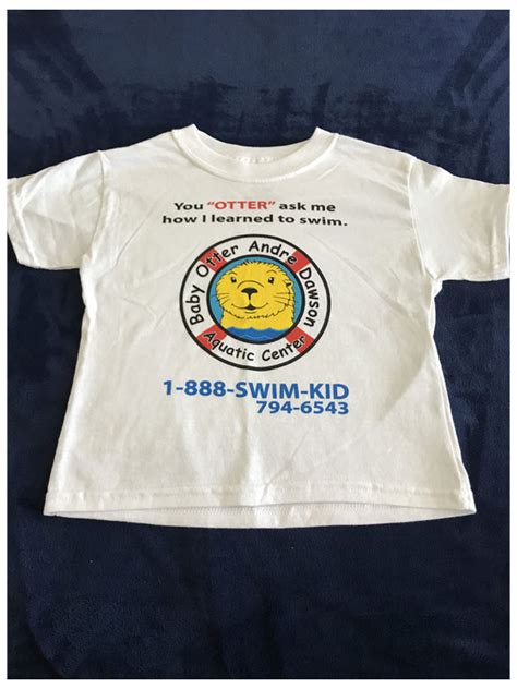 Baby Otter T Shirts Baby Otter Swim School