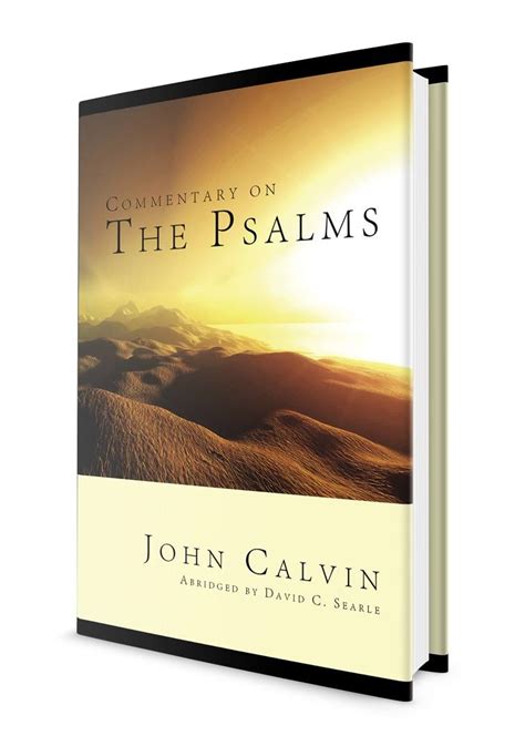 Commentary On The Psalms By John Calvin Banner Of Truth Usa