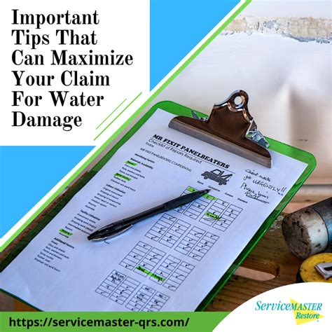 Important Tips To Maximize Your Claim For Water Damage Water Damage