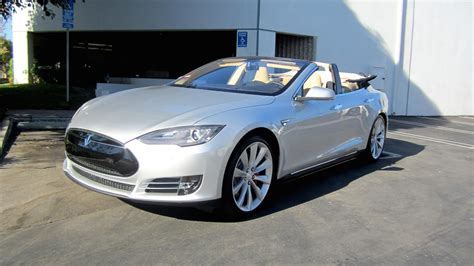 So Sieht Das Elektroauto Tesla Model S Als Cabrio Aus Mein Elektroauto