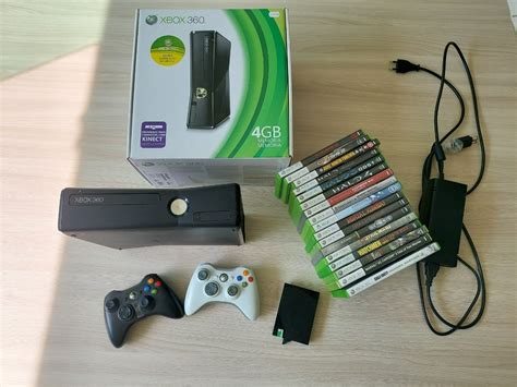 Microsoft Xbox 360 Slim 250gb 8 Jogos Físicos Originais Mercado Livre