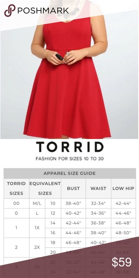 Torrid Dress Size Chart