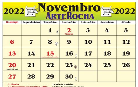 Calendário De Novembro De 2022 Para Imprimir 48sd Michel Mobile Legends
