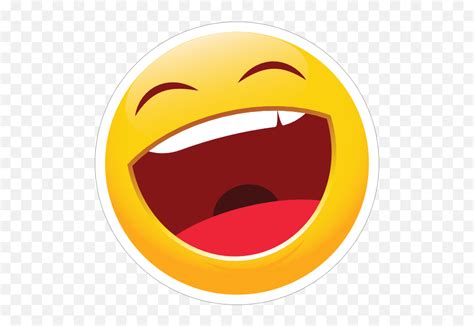 Cute Laughing Emoji Sticker Laughing Stickerlaughing Emoji Free