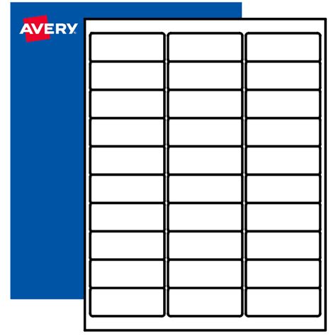 Printable Rectangle Labels Blank Sheet Labels Avery
