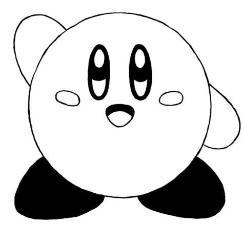 How To Draw Kirby Draw Central Drawings Kirby Art Drawings