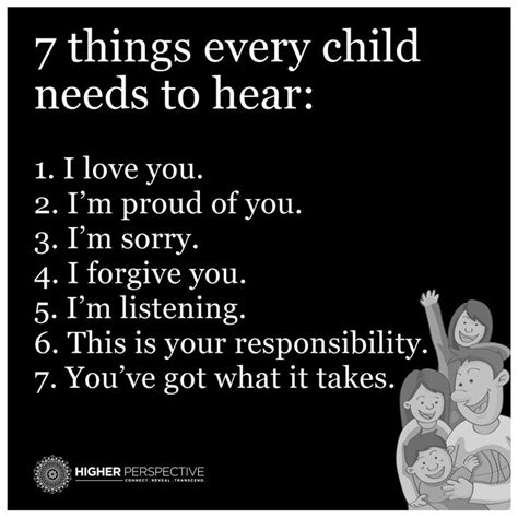 7 Things Every Child Needs To Hear Wonder Quotes Inspirational