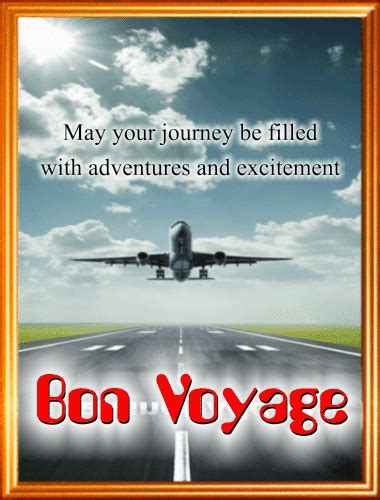 Bon Voyage Greeting Card Paper Greeting Cards