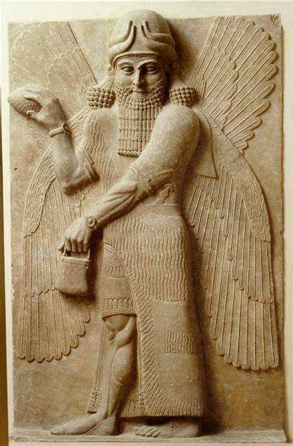 Genio Warrior Assyrian Period Reign Of Sargon Ii C Ancient