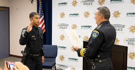 Pleasanton Police Department Welcomes New Officer Community News