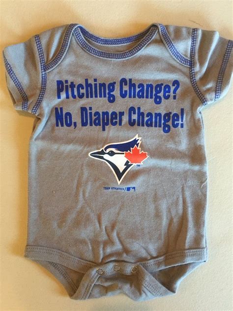 Mlb Toronto Blue Jays Diaper Change Infant Onesie By Genuine