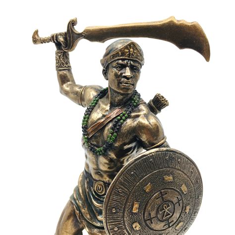 Yoruba Orisha Ogun Figurine God Of War Seven African Etsy Uk