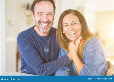 romantic middle age couple in love at home stock image image of love beautiful 227181001