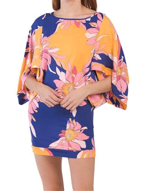 Trina Turk Breeze Swim Tunic Cover Up In Multi Size M 821448137710 Ebay