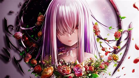 Download 3840x2160 Anime Girl Mirror Pink Hair Tears Red Eyes