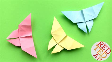Easy Origami Butterfly 2 Easy Paper Butterfly Diy Animal Origami