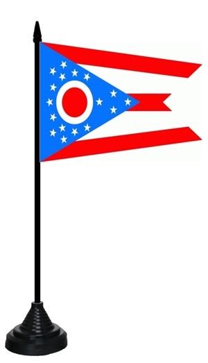 Ohio Flagge Ohio Fahne Auf Nationalflaggende