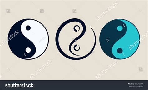 Ying Yang Symbol Of Harmony And Balance Royalty Free Stock Vector