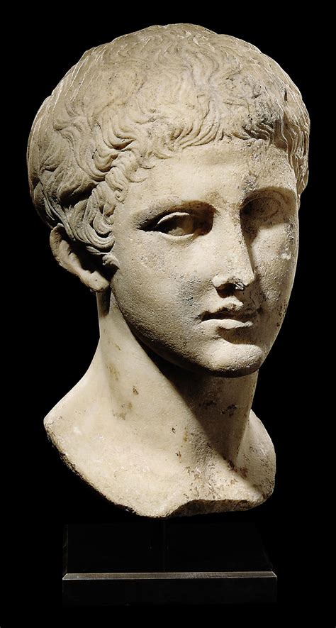 A Roman Marble Bust Of An Athlete Circa Early 1st Century Ad