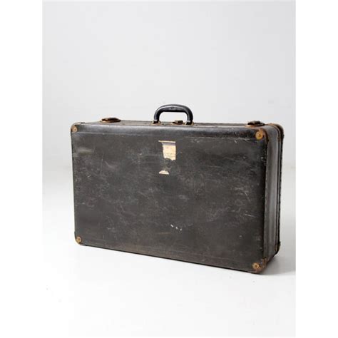 Vintage Black Suitcase Chairish
