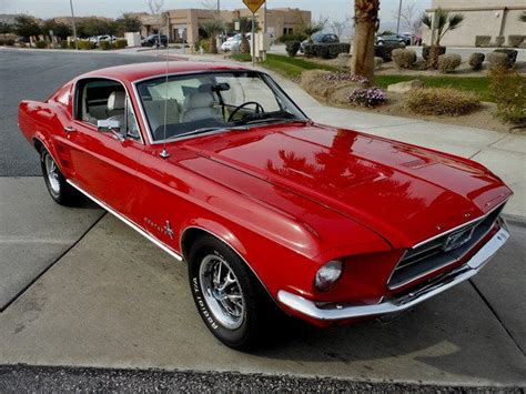 No Reserve 1967 Ford Mustang Fastback A Code Candy Apple Red California