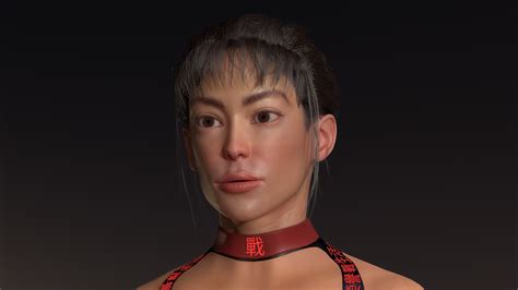 Woman Warrior Asian 3d