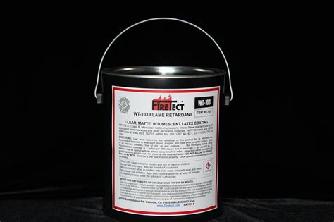 Wt 103 Clear Matte Flame Retardant Coating Firetect