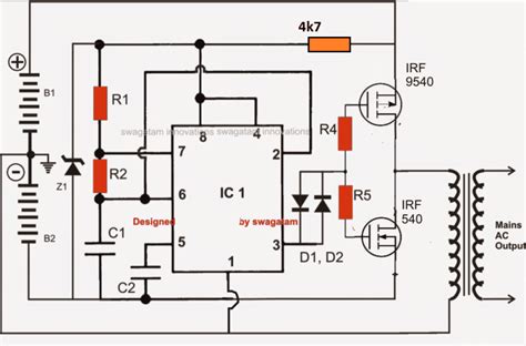 6 Best Ic 555 Inverter Circuits Explored Homemade Circuit Projects