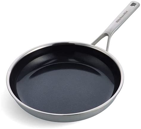 Kitchenaid Frying Pan Set Multi Ply Stainless Steel ø 20 28 Cm