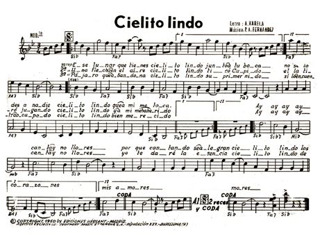 Rivera Cielito Lindo Sheet Music Easy Sheet Music