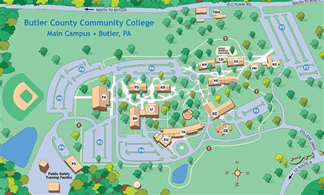 35 Butler University Campus Map Maps Database Source