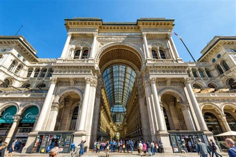 Galleria Vittorio Emanuele Ii In Milan Italy Editorial Stock Photo