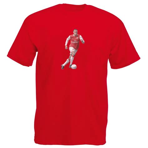 Thierry Henry Art Print Arsenal T Shirt Mens From Punk Football Uk