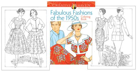 Her hair is thick, naturally curly and. Fabulous Fashions of the 1950s Coloring Book [Retro ...