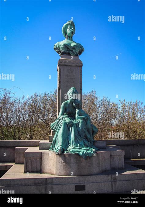 Copenhagen Denmark April 11 2016 Monument To Princess Marie Of
