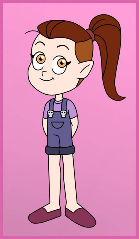 Amity Blight Wears A Kid Overalls For Early Design By Deaf Machbot On