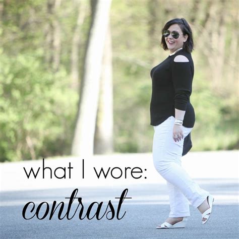 What I Wore Contrast Wardrobe Oxygen