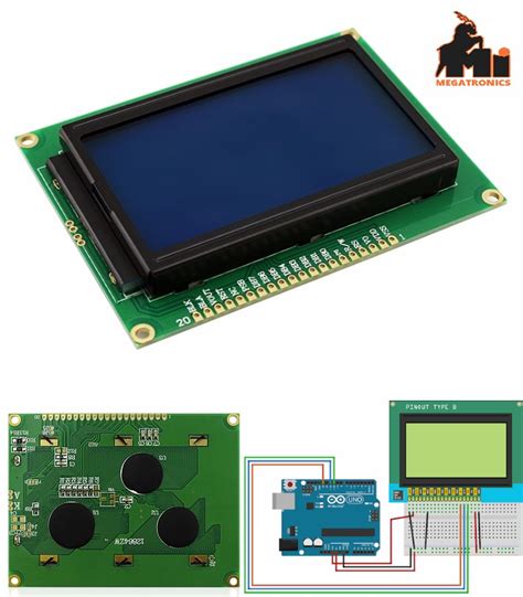 Lcd12864 Graphic 128x64 Lcd Display Module Blue Sc