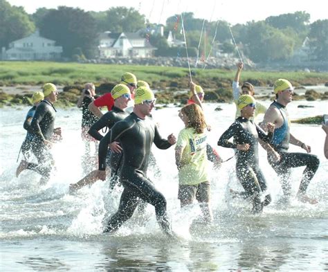 Hundreds Swim From Greenwich To Stamford For Cancer Research