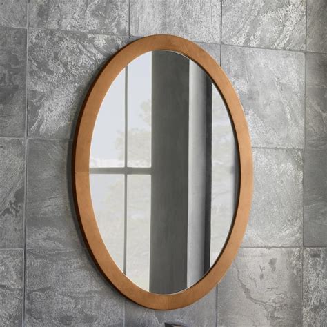 H frameless oval beveled edge bathroom vanity mirror in matte black. Oval Wall Mirror (met afbeeldingen) | Huis