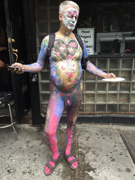 Ev Grieve Today Was The Rd Annual Nyc Bodypainting Day As You May
