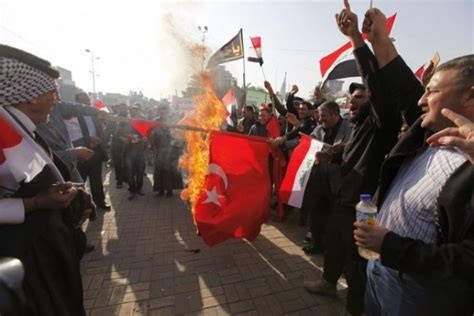 Iraqi Shiite Militias In Baghdad Basra Protest Turkish Deployment In