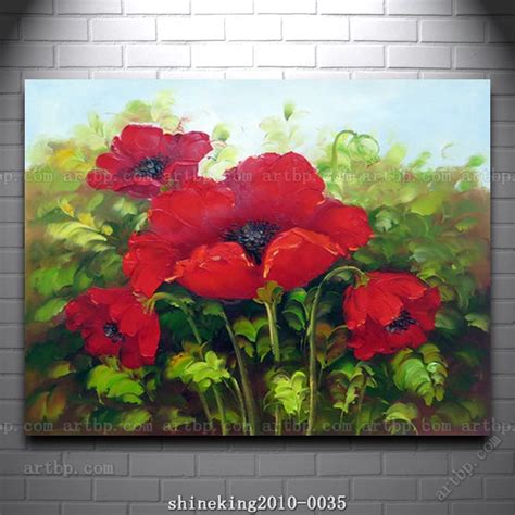 Beautiful Flower Oil Painting Modern Art Canvas Painting