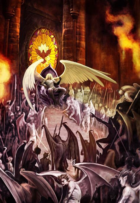 Lucifer On The Throne By Amisgaudi On Deviantart Dark Fantasy Art